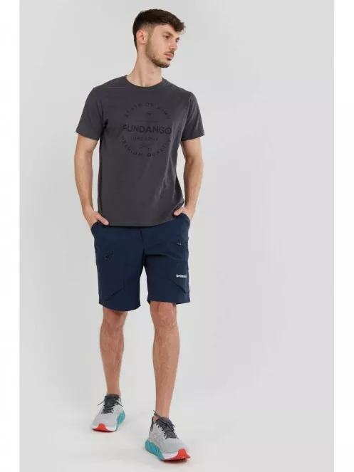 Fundango Barnet Cargo Short férfi túra rövidnadrág sötétkék színben 6
