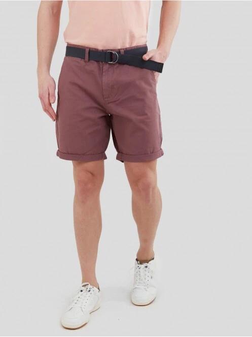 Fundango North Shore Chino Shorts férfi rövidnadrág piros színben 2