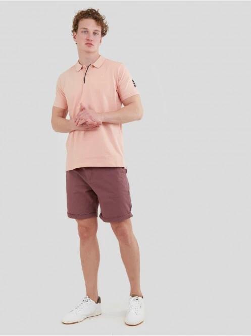 Fundango North Shore Chino Shorts férfi rövidnadrág piros színben 4