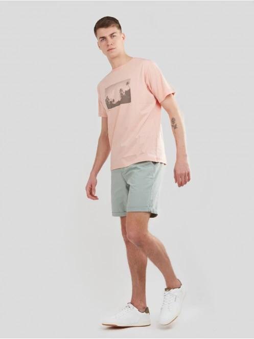Fundango North Shore Chino Shorts férfi rövidnadrág zöld színben 4