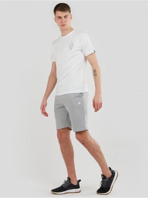 Fundango Delon Sweatshort férfi rövidnadrág szürke színben 5