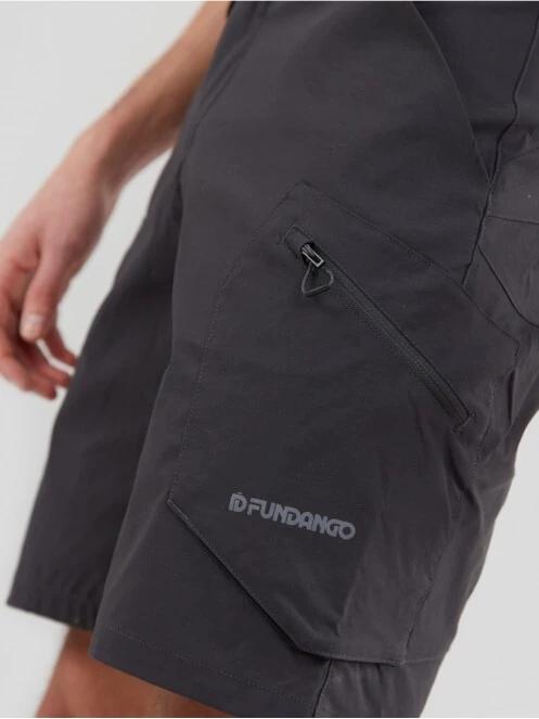 Fundango Barnet Cargo Short férfi túranadrág szürke színben 6
