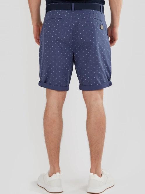 Fundango North Shore Chino Shorts férfi rövidnadrág kék színben 3