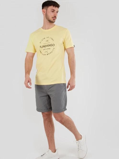 Fundango North Shore Chino Shorts férfi rövidnadrág oliva színben 4