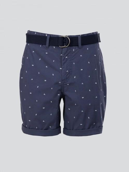 Fundango North Shore Chino Shorts férfi rövidnadrág sötétkék színben 9