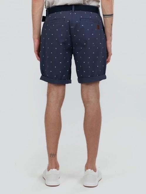 Fundango North Shore Chino Shorts férfi rövidnadrág sötétkék színben 3