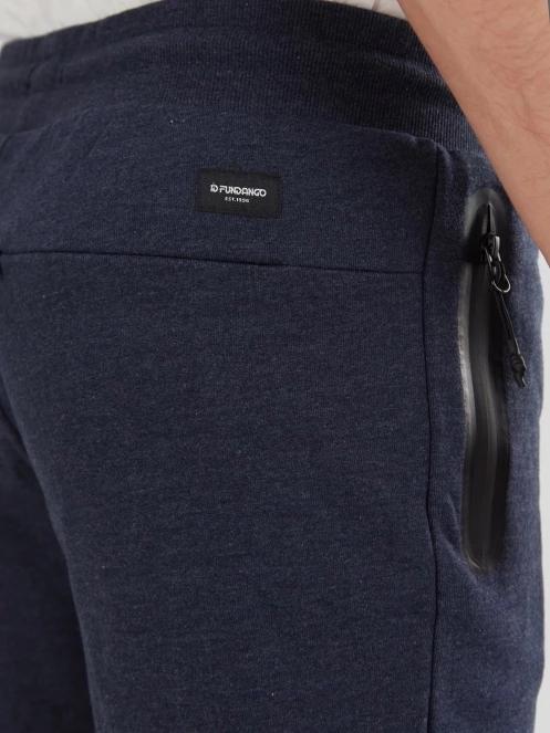 Fundango Woody Sweatshort férfi tréning rövidnadrág sötétkék színben 5
