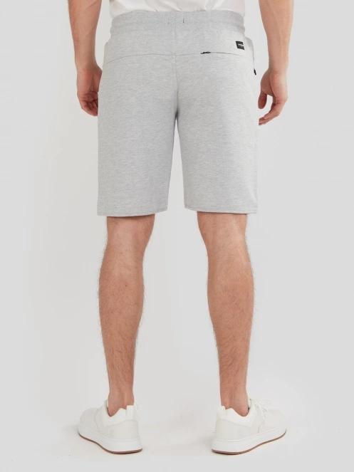 Fundango Woody Sweatshort férfi tréning rövidnadrág szürke színben 3