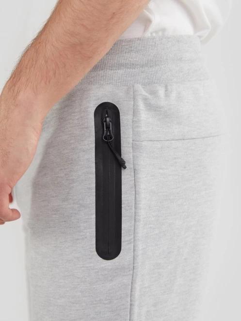Fundango Woody Sweatshort férfi tréning rövidnadrág szürke színben 5
