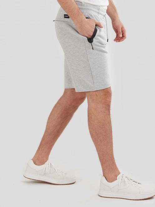 Fundango Woody Sweatshort férfi tréning rövidnadrág szürke színben 7