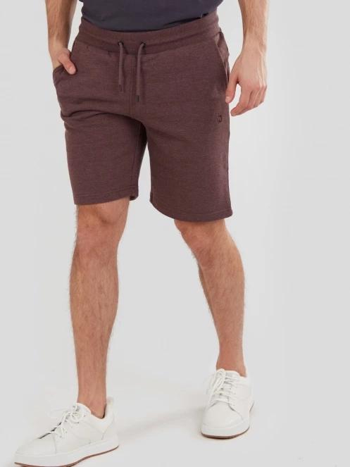 Fundango Delon Sweatshort férfi tréning rövidnadrág lila színben 2
