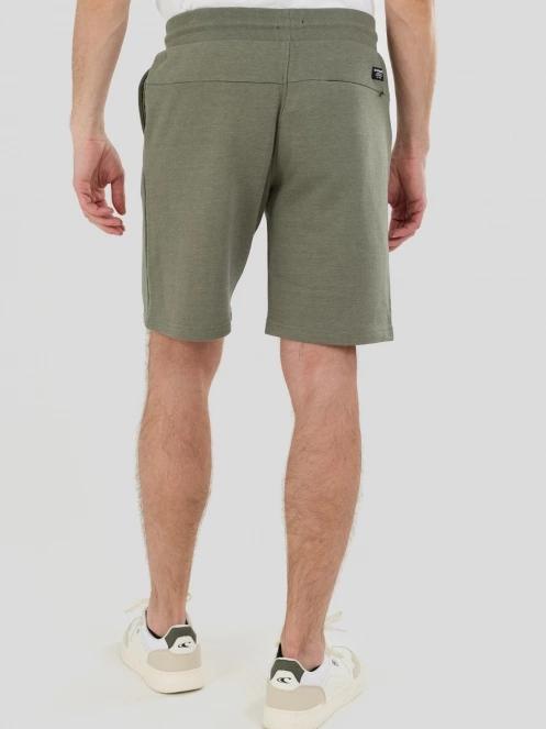 Fundango Delon Sweatshorts férfi tréning rövidnadrág zöld színben 3