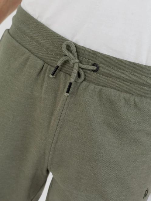 Fundango Delon Sweatshorts férfi tréning rövidnadrág zöld színben 5