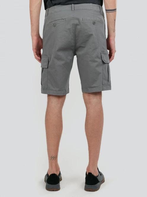 Fundango Zack Cargo Shorts férfi oldalzsebes rövidnadrág oliva színben 3