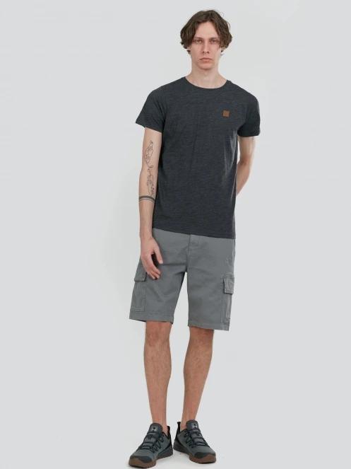 Fundango Zack Cargo Shorts férfi oldalzsebes rövidnadrág oliva színben 4