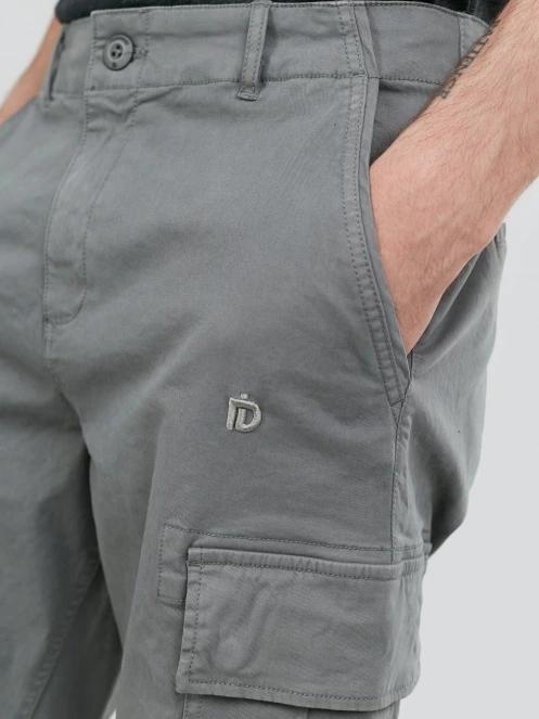 Fundango Zack Cargo Shorts férfi oldalzsebes rövidnadrág oliva színben 5