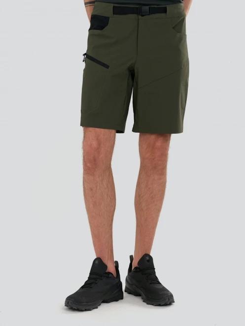Fundango Roger Trekking Shorts férfi túra rövidnadrág zöld színben 2