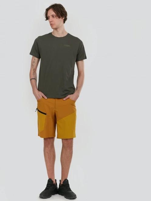 Fundango Roger Trekking Shorts férfi túra rövidnadrág barna színben 4