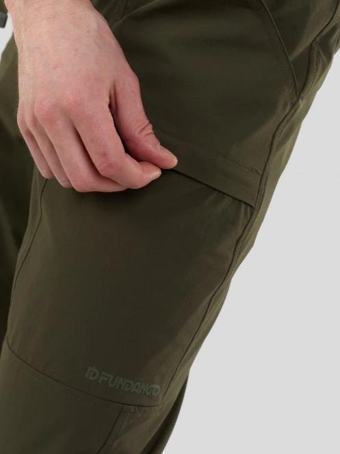 Fundango Elkford Cargo Trekking Pants férfi túranadrág zöld színben 5