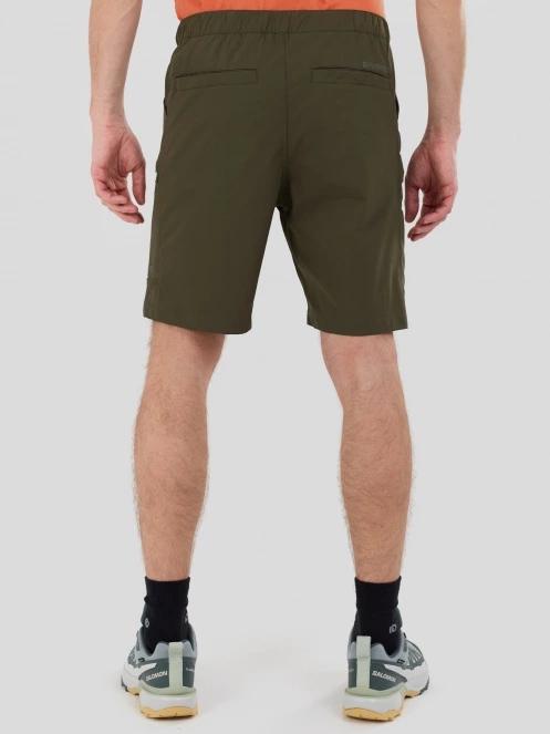 Fundango Elkford Cargo Trekking Shorts férfi oldalzsebes túra rövidnadrág zöld színben 3