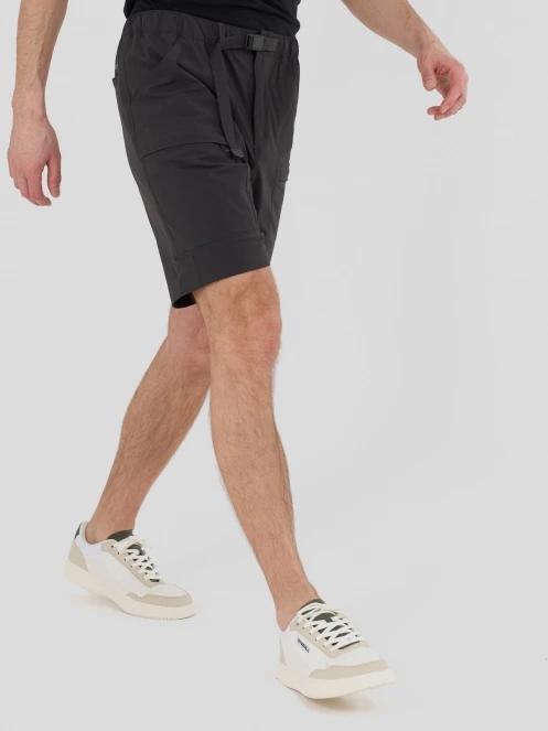 Fundango Elkford Cargo Trekking Shorts férfi oldalzsebes túra rövidnadrág szürke színben 5