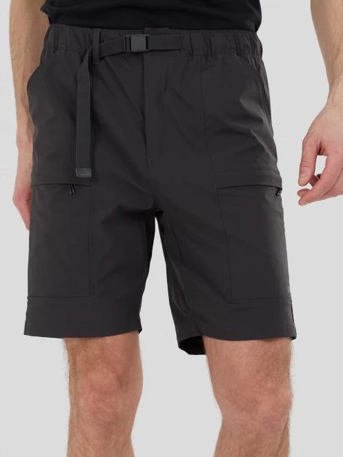 Fundango Elkford Cargo Trekking Shorts férfi oldalzsebes túra rövidnadrág szürke színben 2