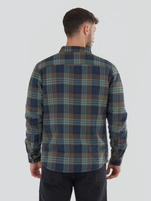 Fundango Roddy Lined Shirt férfi ingkabát kék színben 3