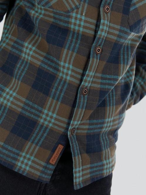 Fundango Roddy Lined Shirt férfi ingkabát kék színben 6