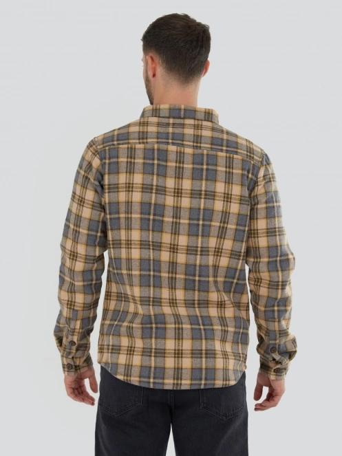 Fundango Roddy Lined Shirt férfi ingkabát szürke színben 3