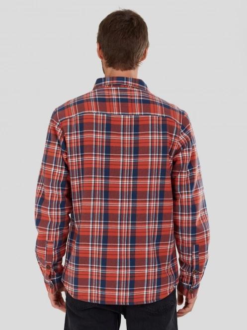 Fundango Roddy Lined Shirt férfi ingkabát piros színben 3