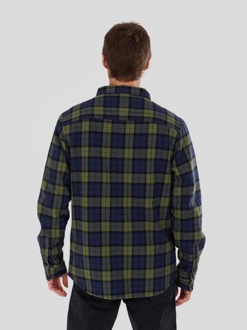 Fundango Roddy Lined Shirt férfi ingkabát sötétkék színben 3