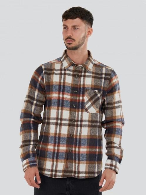 Fundango Parker Shirt Jacket férfi ingkabát barna színben 2