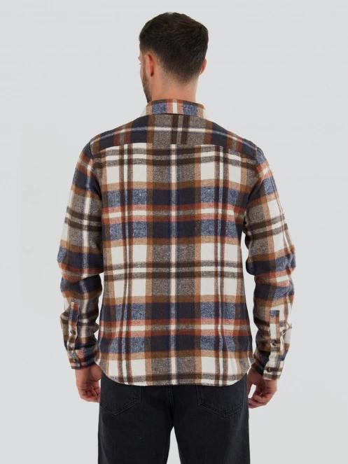 Fundango Parker Shirt Jacket férfi ingkabát barna színben 3