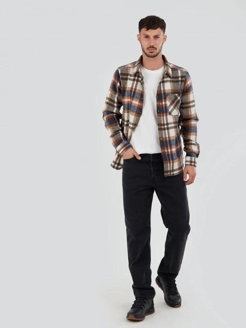 Fundango Parker Shirt Jacket férfi ingkabát barna színben 4