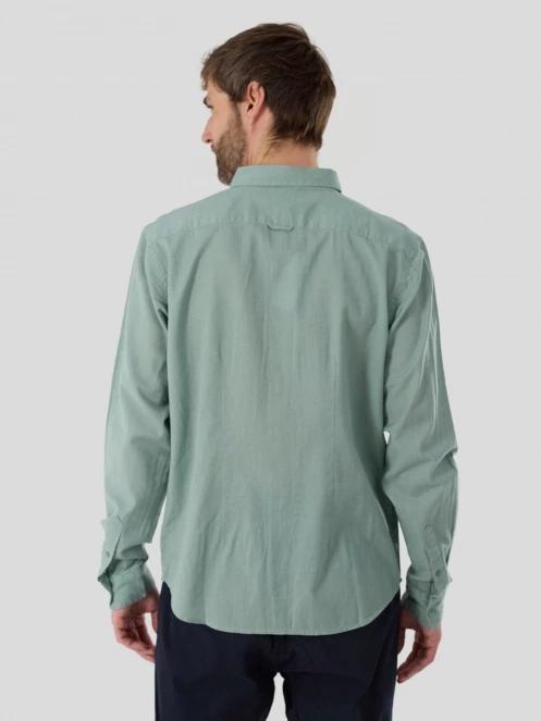 Fundango Ronan Shirt férfi hosszú ujjú ing zöld színben 3