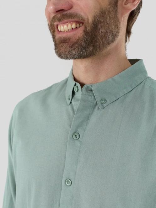 Fundango Ronan Shirt férfi hosszú ujjú ing zöld színben 6