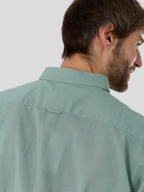 Fundango Ronan Shirt férfi hosszú ujjú ing zöld színben 7