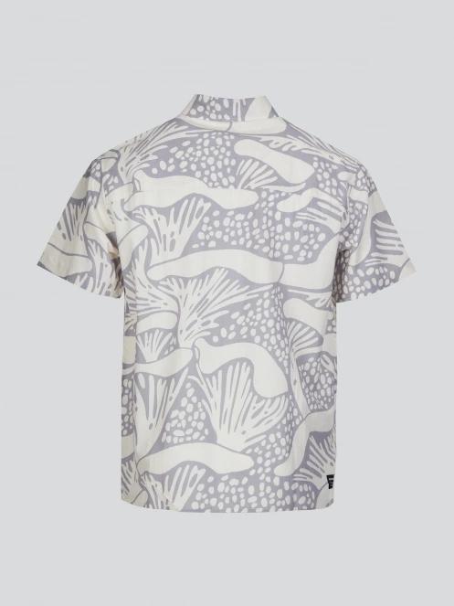 Fundango Chase Shirt férfi rövid ujjú ing homok színben 9