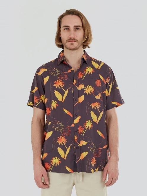 Fundango Chase Shirt férfi hosszú ujjú ing sötétkék színben 2