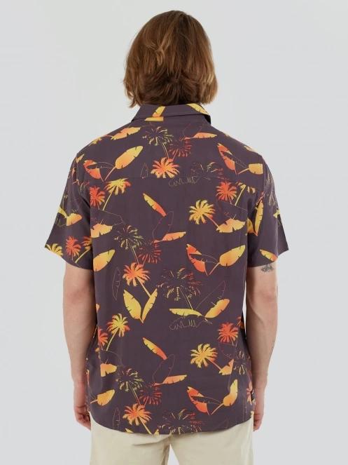Fundango Chase Shirt férfi hosszú ujjú ing sötétkék színben 3