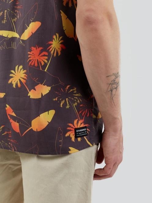 Fundango Chase Shirt férfi hosszú ujjú ing sötétkék színben 7