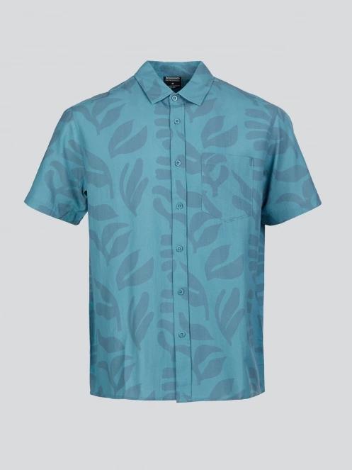 Fundango Chase Shirt férfi rövid ujjú ing zöld színben 8