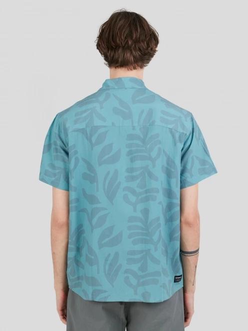 Fundango Chase Shirt férfi rövid ujjú ing zöld színben 3