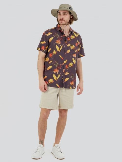 Fundango Chase Shirt férfi hosszú ujjú ing sötétkék színben 5