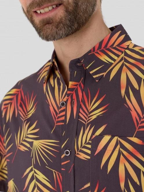 Fundango Chase Shirt férfi hosszú ujjú ing sötétkék színben 6