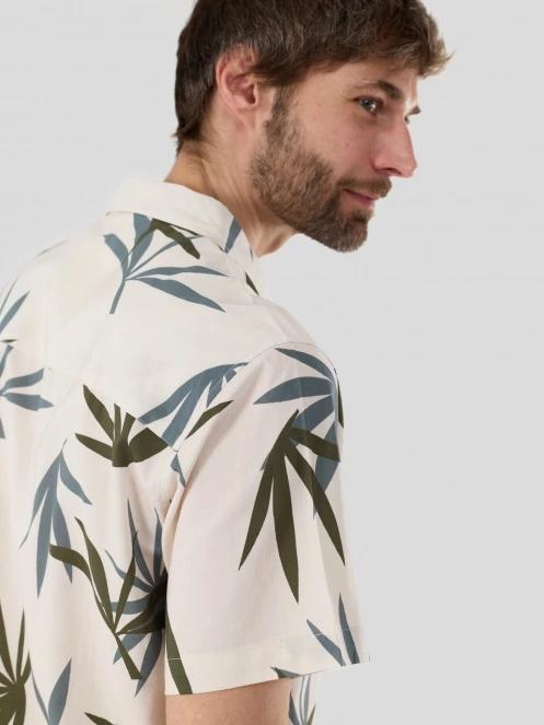 Fundango Chase Shirt férfi hosszú ujjú ing homok színben 6