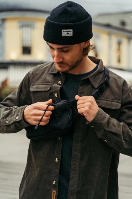 Fundango Oregon Corduroy Shirt férfi hosszú ujjú ing zöld színben 9