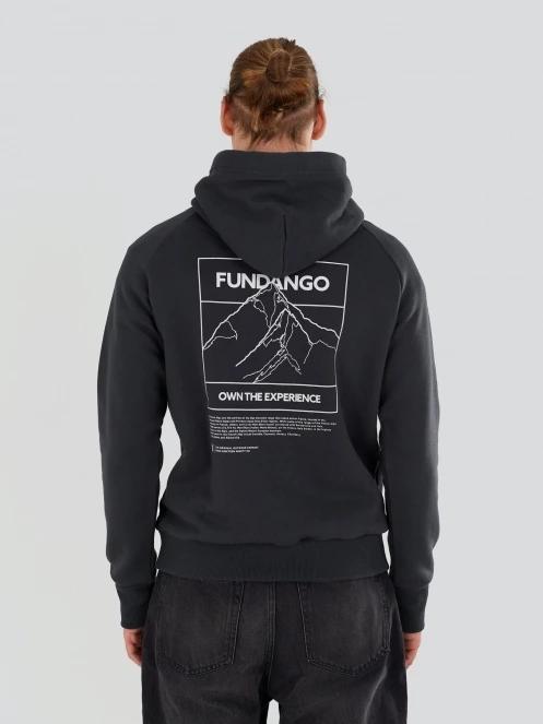 Fundango Talis Hooded Sweatshirt férfi kapucnis pulóver szürke színben 3