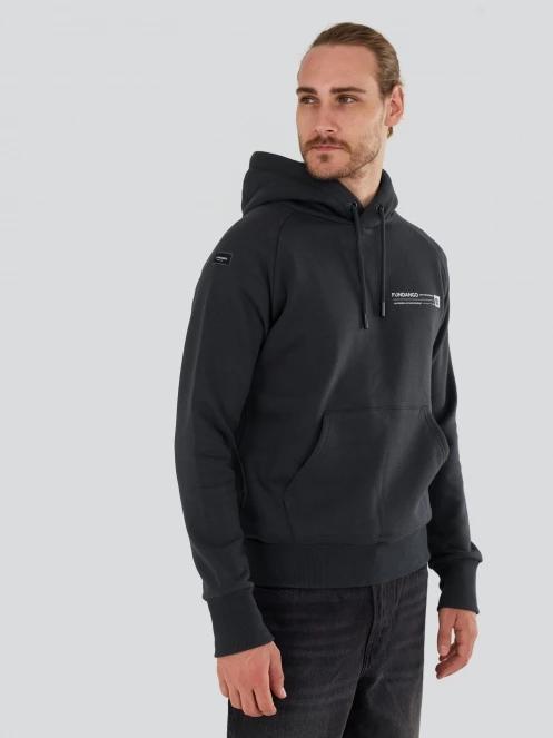Fundango Talis Hooded Sweatshirt férfi kapucnis pulóver szürke színben 5