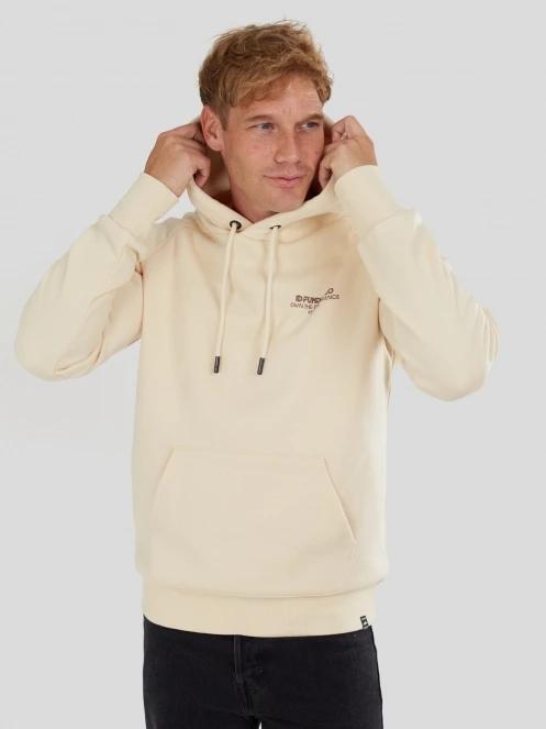 Fundango Talis Hooded Sweatshirt férfi kapucnis pulóver homok színben 6